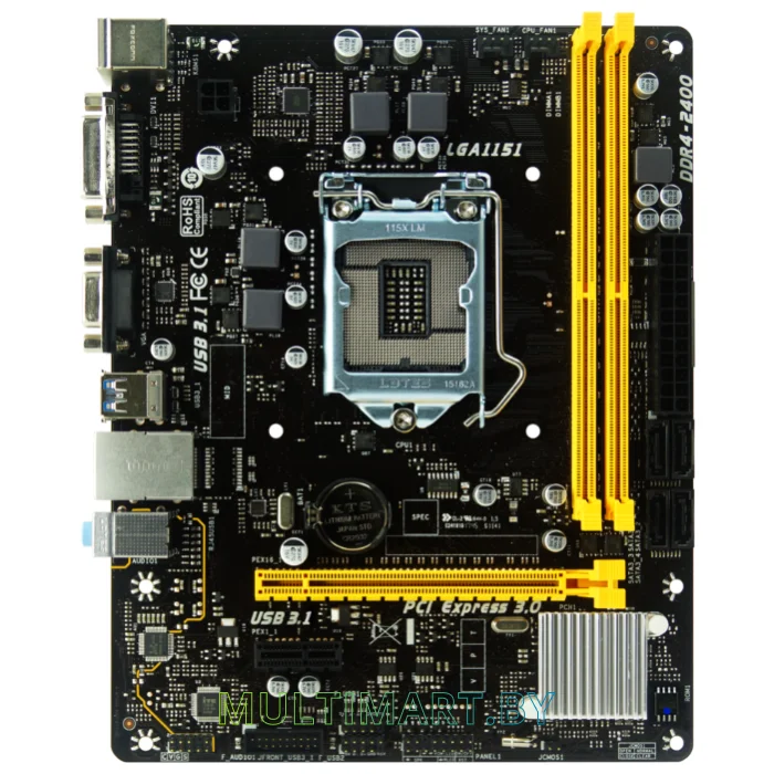 Материнская плата BIOSTAR H110MDE ver.7.x